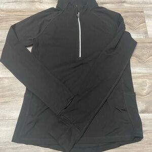 Xersion Black Quick-Dri Quarter-Zip Top